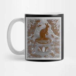 AI generated rabbit wasp Kangaroo mushroom Mug